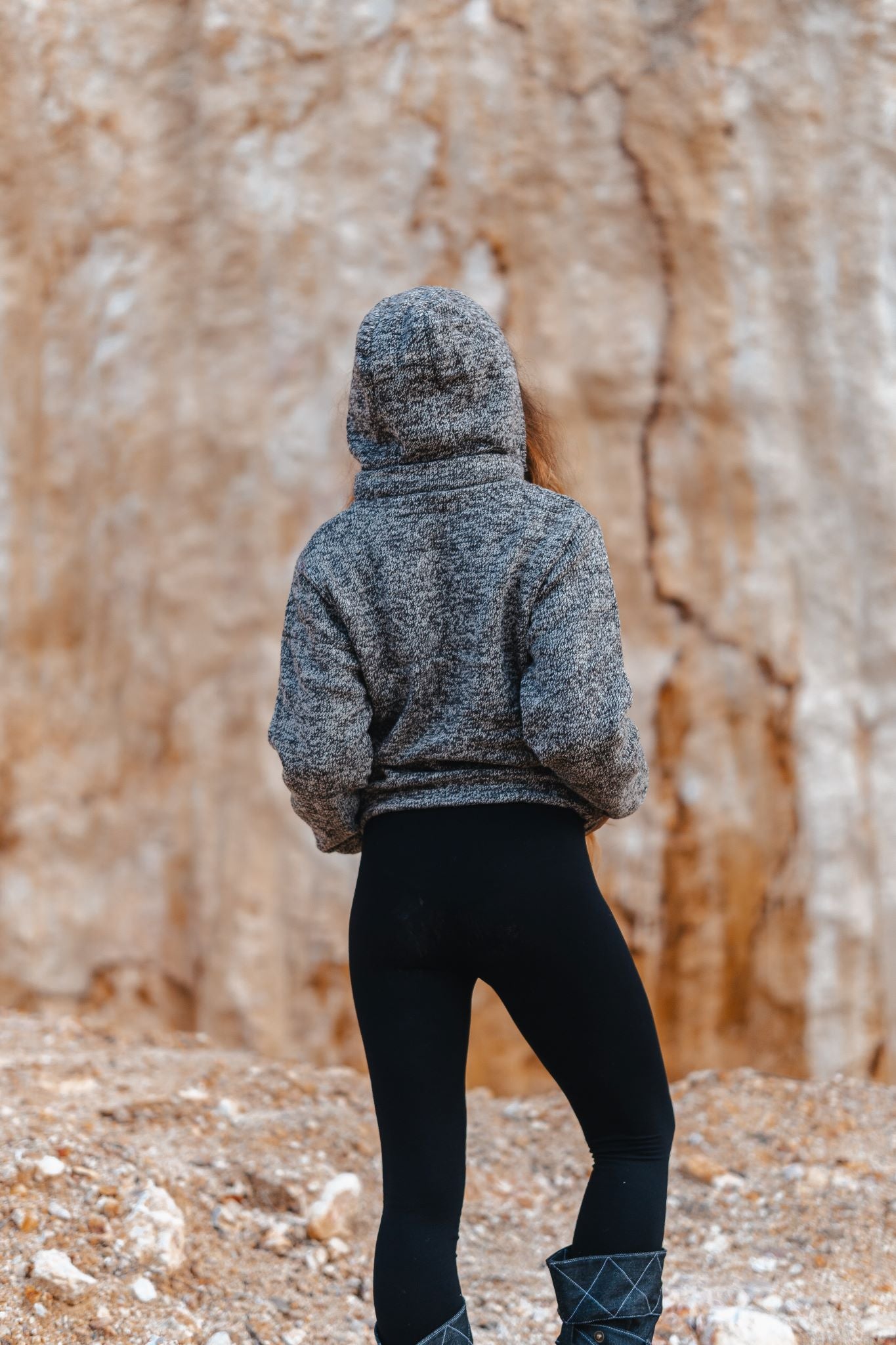 Wool Jacket - Marl - Brown