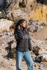 Wool Jacket - T Design - Brown