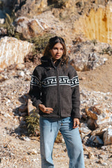 Wool Jacket - T Design - Brown