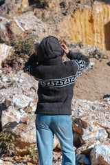 Wool Jacket - T Design - Brown