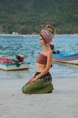 Harem Pants - Paisley Mandala - Green