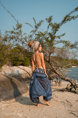 Harem pants – Chakra Pattern – Grey Blue