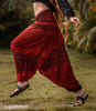 Harem Pants - Striped - Orange/Black