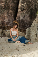 Harem Pants - Plain Mandala - Teal