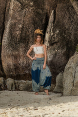 Harem Pants - Plain Mandala - Teal