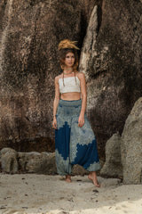 Harem Pants - Plain Mandala - Teal