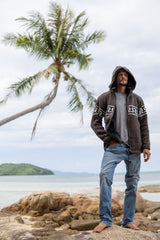 Wool Jacket - T Design - Brown