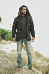 Wool Jacket - Pinstripe Rainbow