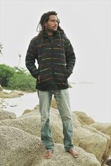 Wool Jacket - Pinstripe Rainbow