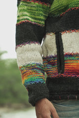 Wool Jacket - Multicolour - Rainbow