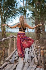 Harem Pants - Paisley Mandala - Peach