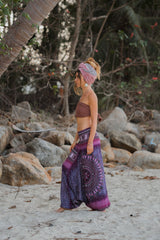 Harem pants – Chakra Pattern – Dusky Pink