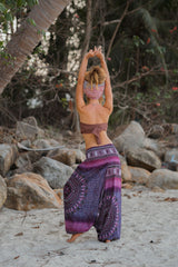 Harem pants – Chakra Pattern – Dusky Pink