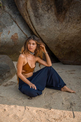 Harem Pants - Plain - Navy