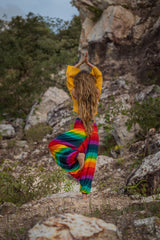 Harem Pants - Rainbow - Aqua