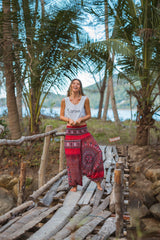 Harem pants – Chakra Pattern – Red