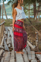Harem pants – Chakra Pattern – Red