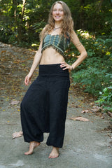 Warm Harem Pants - Cashmilon - Black