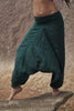 Warm Harem Pants - Cashmilon - Blue/Green