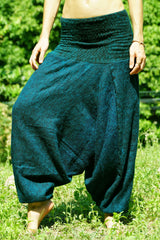 Warm Harem Pants - Cashmilon - Green