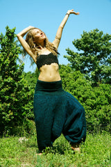 Warm Harem Pants - Cashmilon - Green