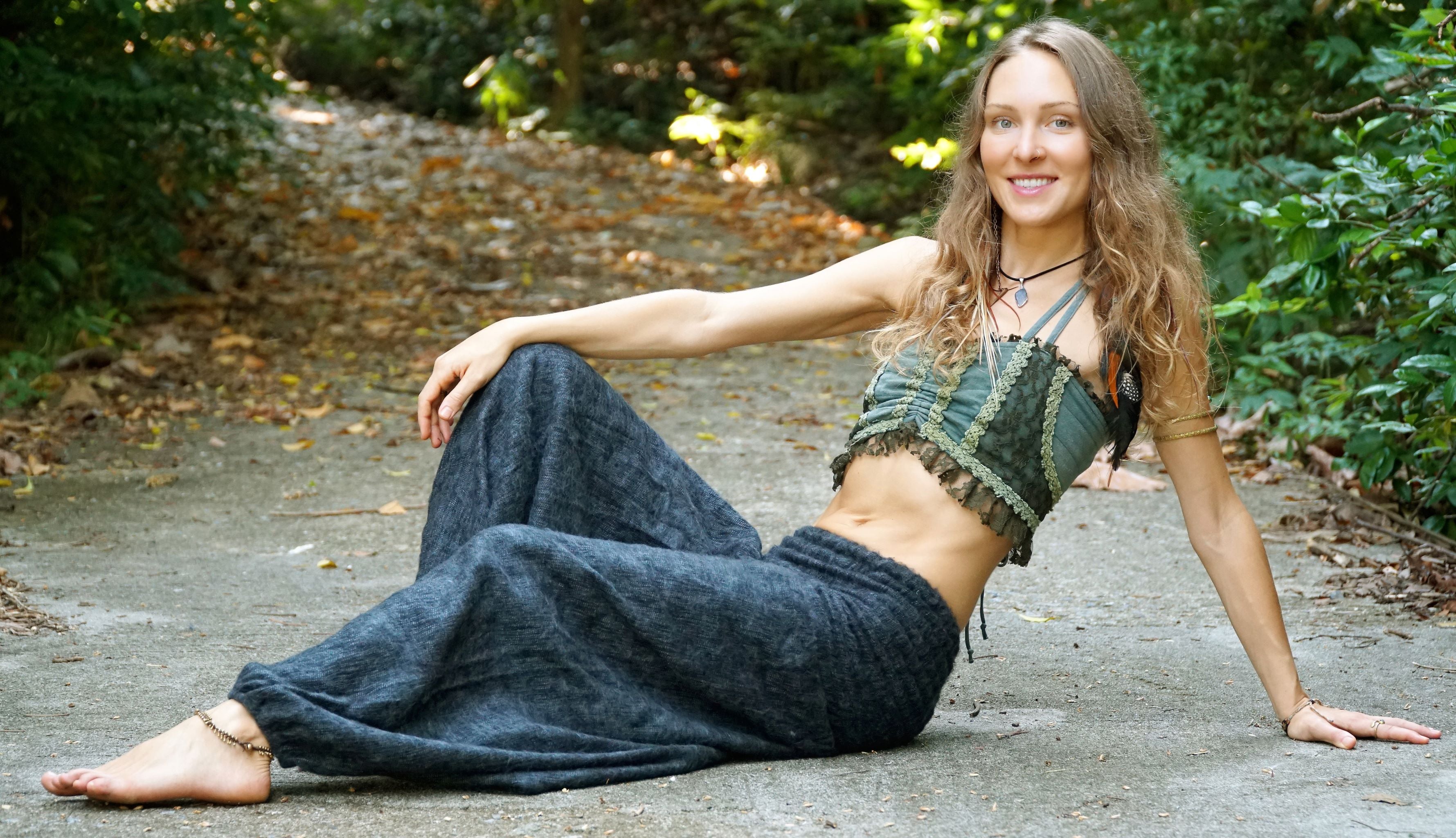 Warm Harem Pants - Cashmilon - Grey
