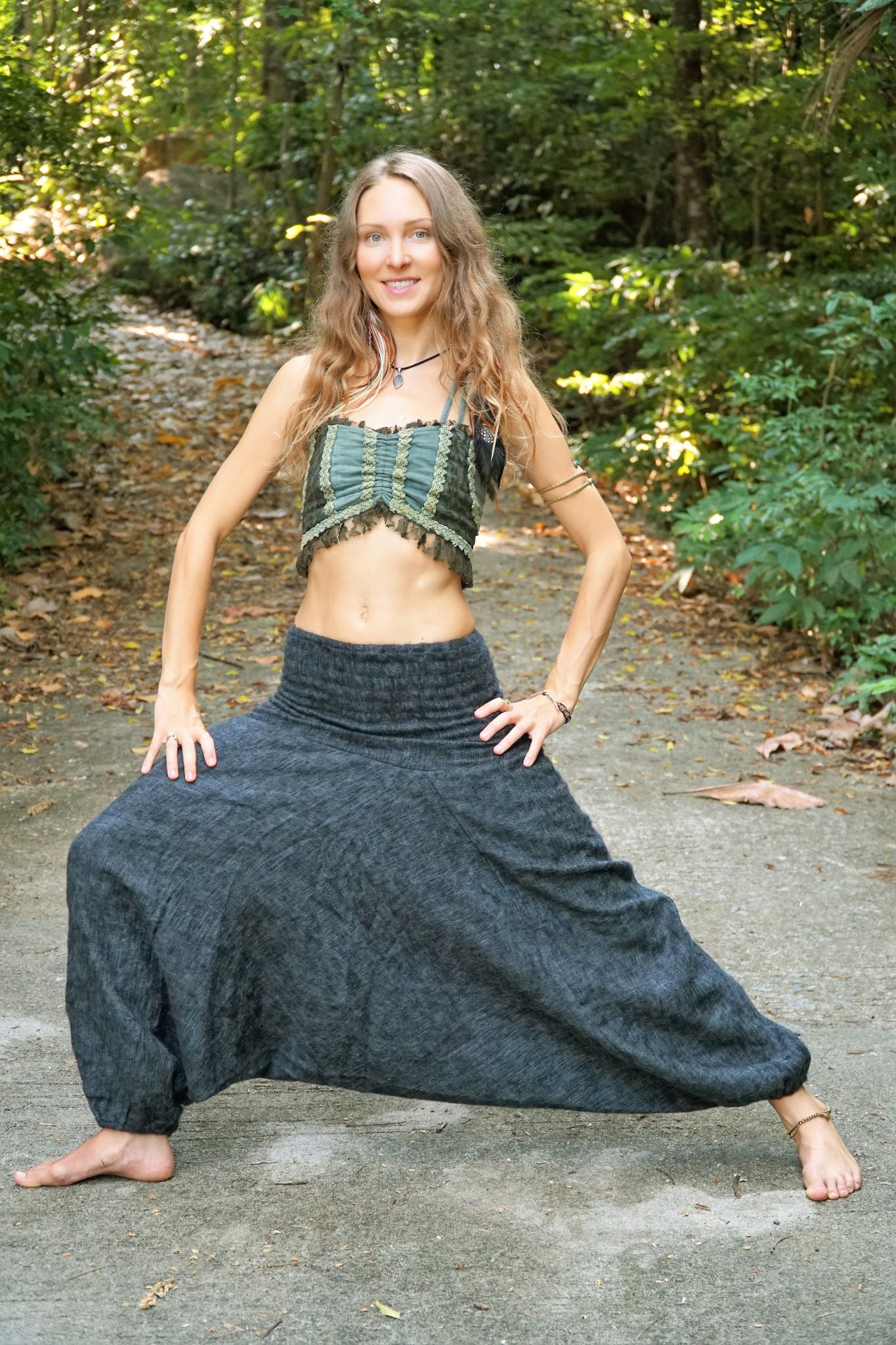 Warm Harem Pants - Cashmilon - Grey