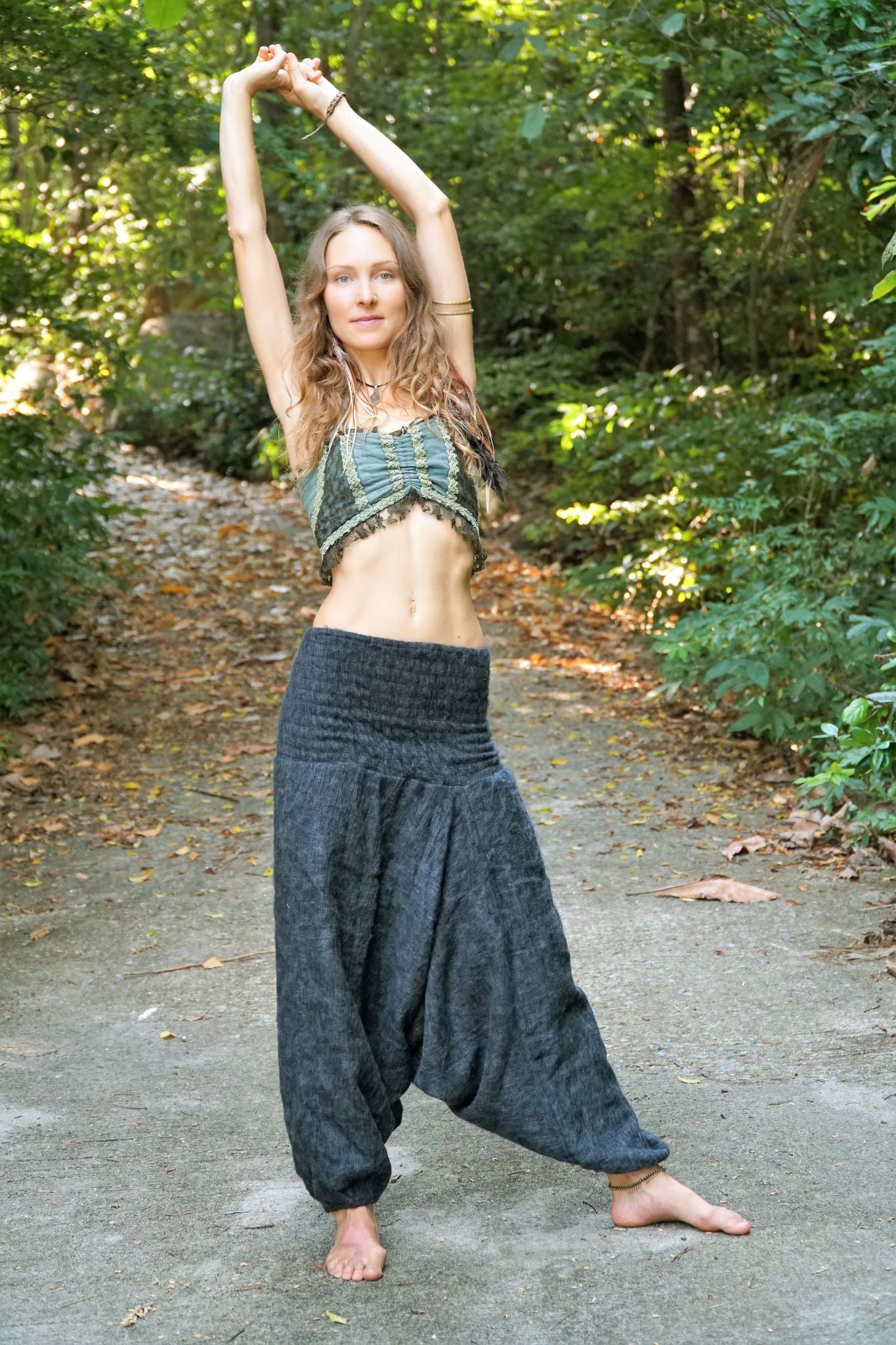 Warm Harem Pants - Cashmilon - Grey