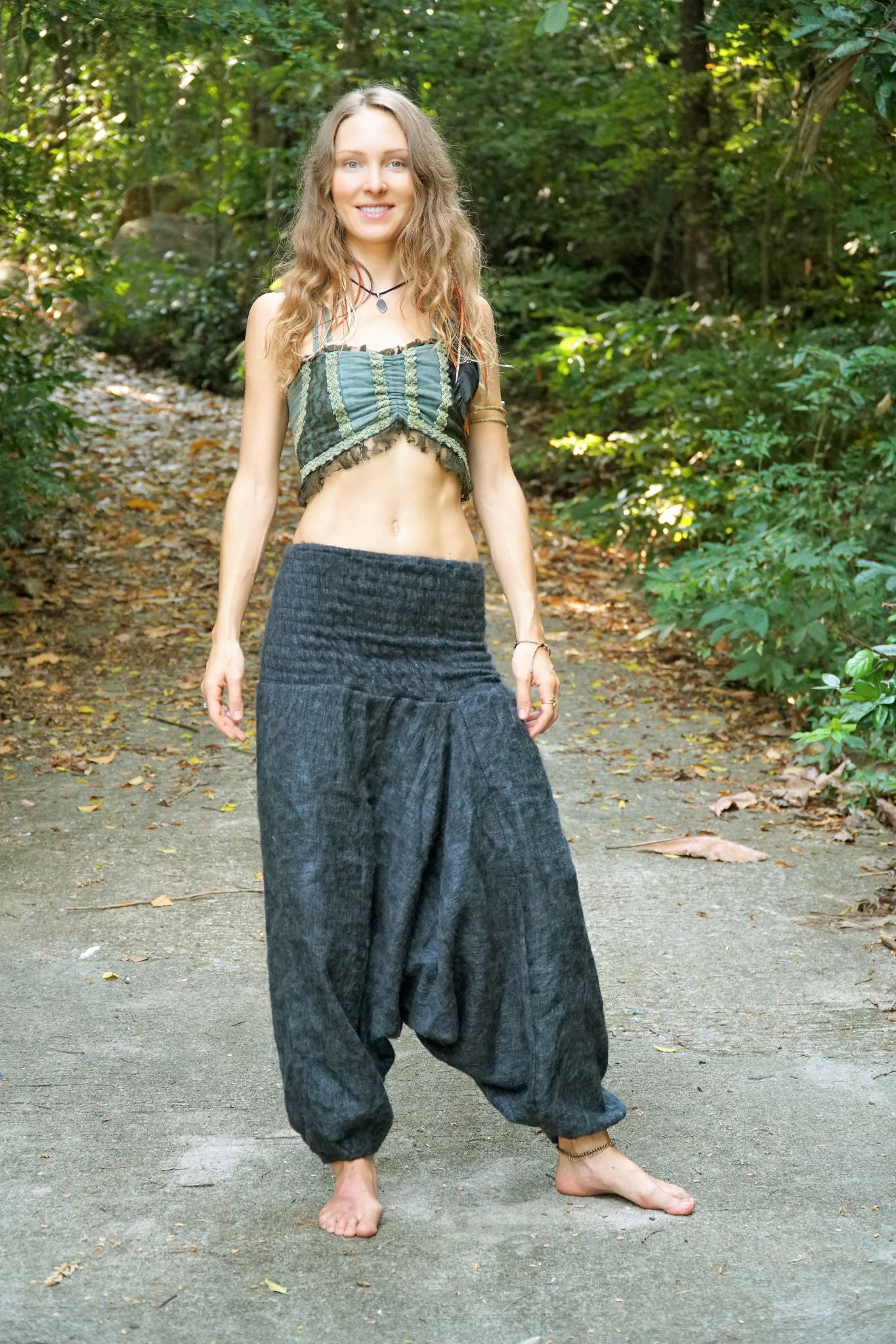 Warm Harem Pants - Cashmilon - Grey