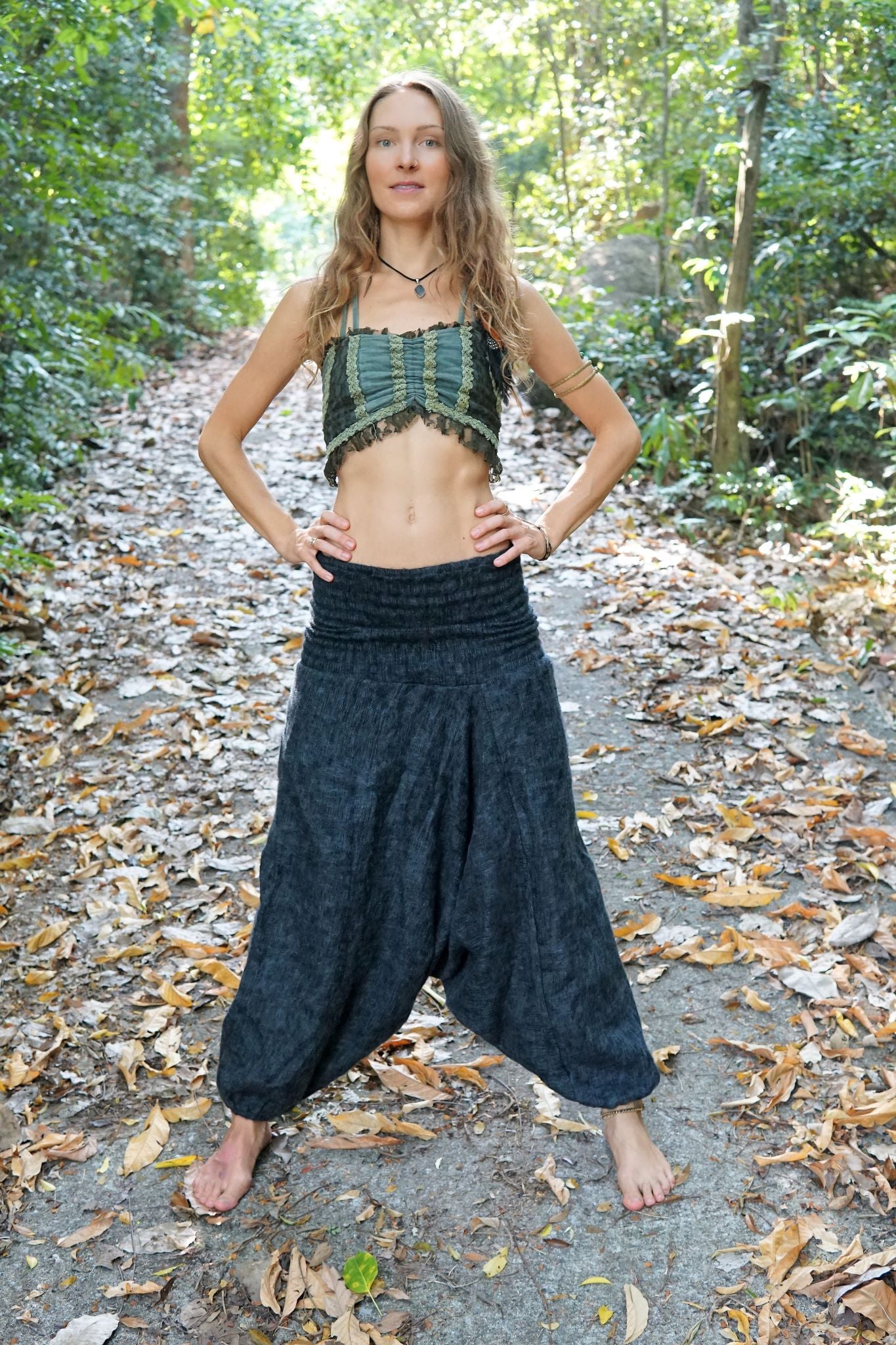 Warm Harem Pants - Cashmilon - Grey