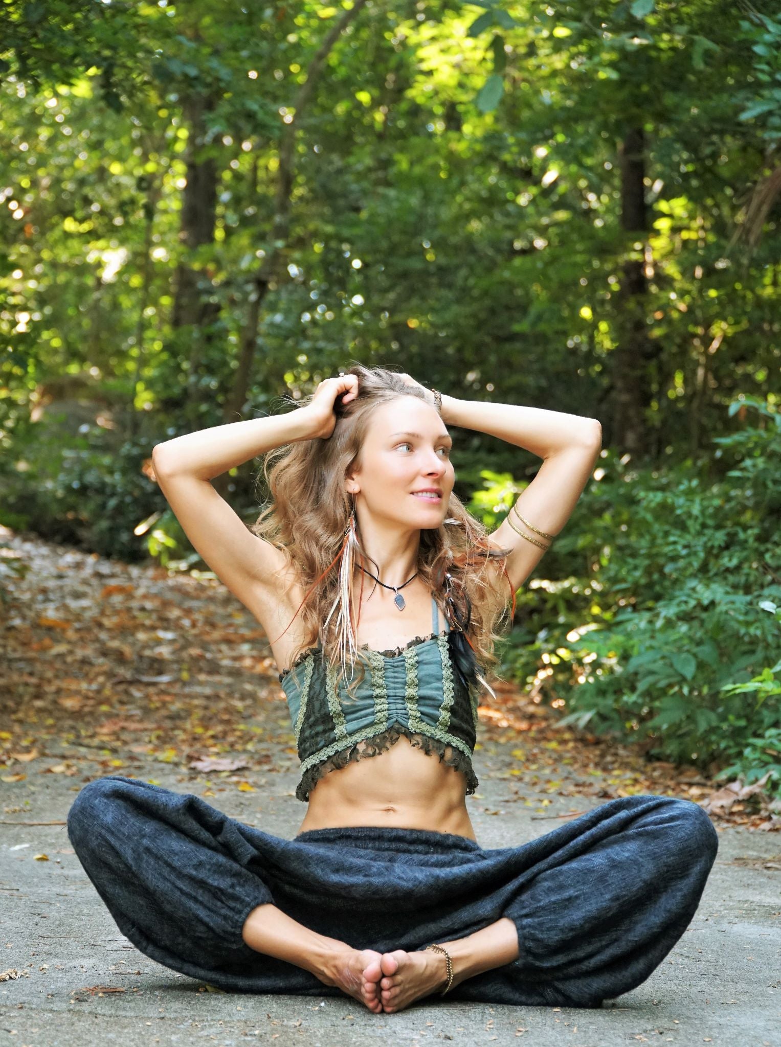 Warm Harem Pants - Cashmilon - Grey
