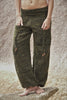 Warm High Crotch Harem Pants - Cashmilon - Mustard Yellow