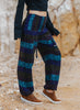 Warm High Crotch Harem Pants - Cashmilon - Multicolour Striped