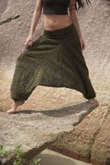 Warm Harem Pants - Cashmilon - Mustard Yellow