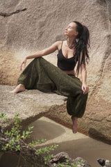 Warm Harem Pants - Cashmilon - Mustard Yellow