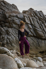 Warm High Crotch Harem Pants - Cashmilon - Pink