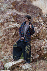 Wool Jacket - Charcoal - Rainbow