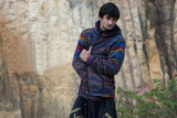 Wool Jacket - Charcoal - Rainbow